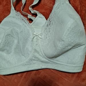 Playtex(2)18hr bras size 44C,white lace,beige lace